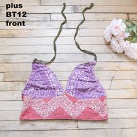Kantha Plus Size Reversible Halter Top