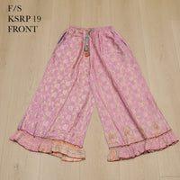 One of a Kind Recycled Sari Flowy Boho Pants