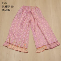 One of a Kind Recycled Sari Flowy Boho Pants