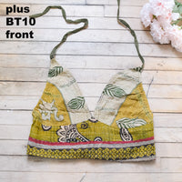 Kantha Plus Size Reversible Halter Top