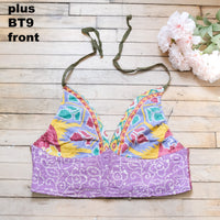 Kantha Plus Size Reversible Halter Top