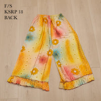 One of a Kind Recycled Sari Flowy Boho Pants