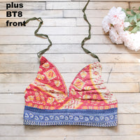 Kantha Plus Size Reversible Halter Top