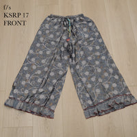 Handmade Recycled Sari Wide Leg Pants