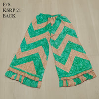 Handmade Recycled Sari Wide Leg Pants