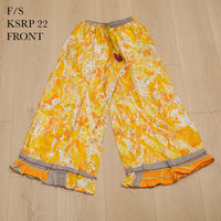 Handmade Recycled Sari Wide Leg Pants