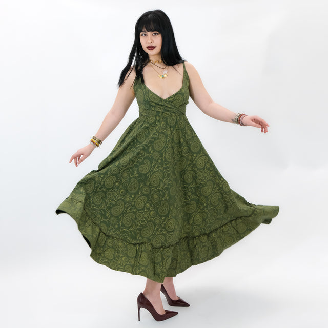 Cottage Bloom Paisley Maxi Dress