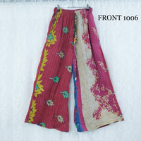 Kantha Stitched Bliss Wide Leg Pants