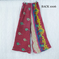 Kantha Stitched Bliss Wide Leg Pants