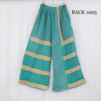 Kantha Stitched Bliss Wide Leg Pants