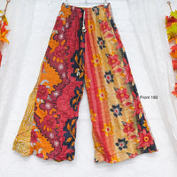 Kantha Wide Leg Boho  Pants