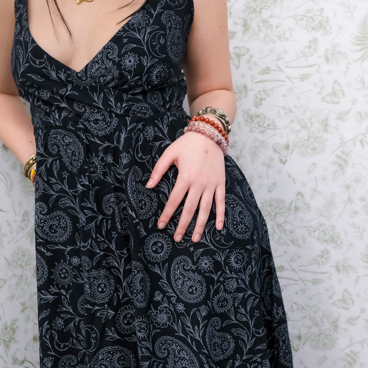 Cottage Bloom Paisley Maxi Dress