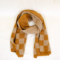 Plaid Long Cashmere Feel  Oversized Scarfs