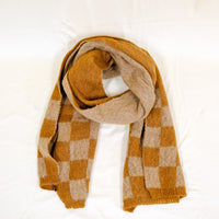 Plaid Long Cashmere Feel  Oversized Scarfs(Pack of 12)