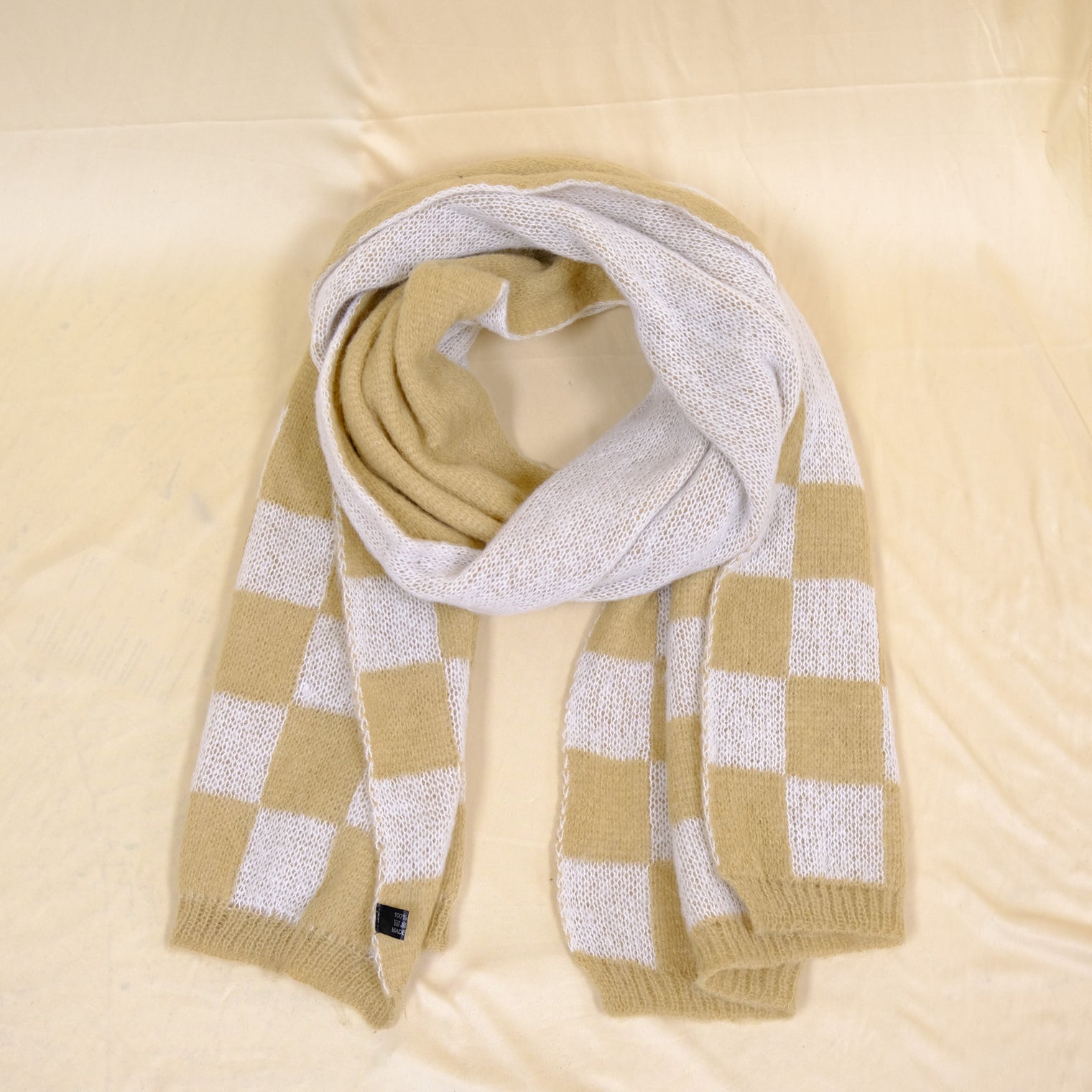 Plaid Long Cashmere Feel  Oversized Scarfs