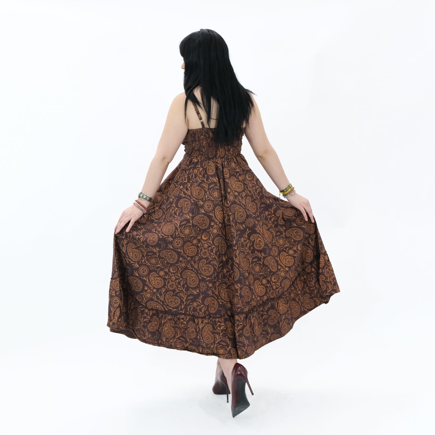 Cottage Bloom Paisley Maxi Dress