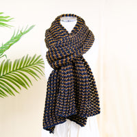 Hand Knitted Wool Blend Long Scarfs