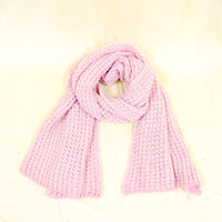 Hand Knitted Wool Blend Long Scarfs