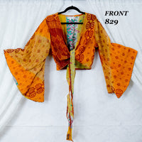 Vintage Kantha Wrap Top
