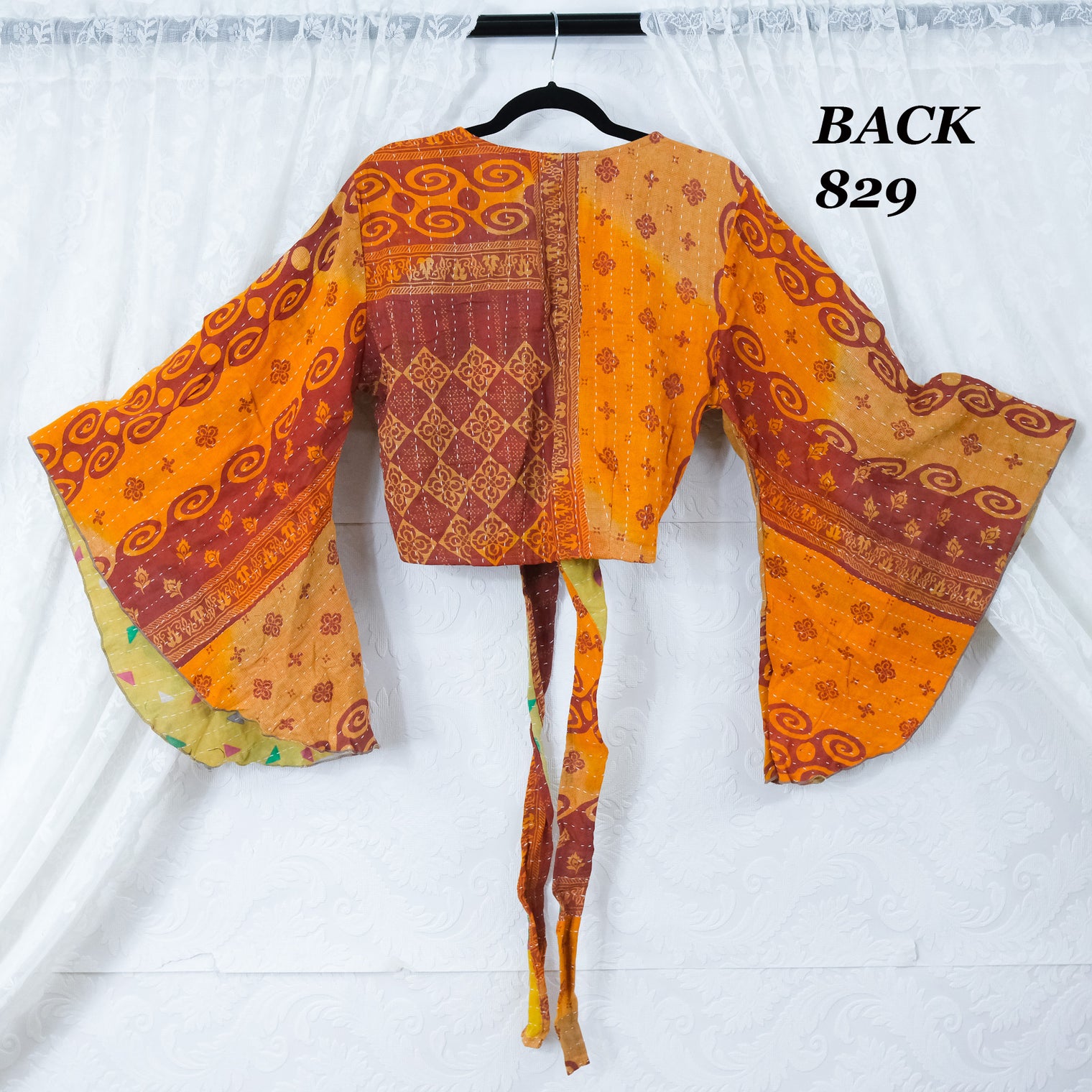 Vintage Kantha Wrap Top