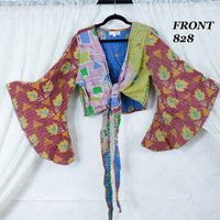Vintage Kantha Wrap Top