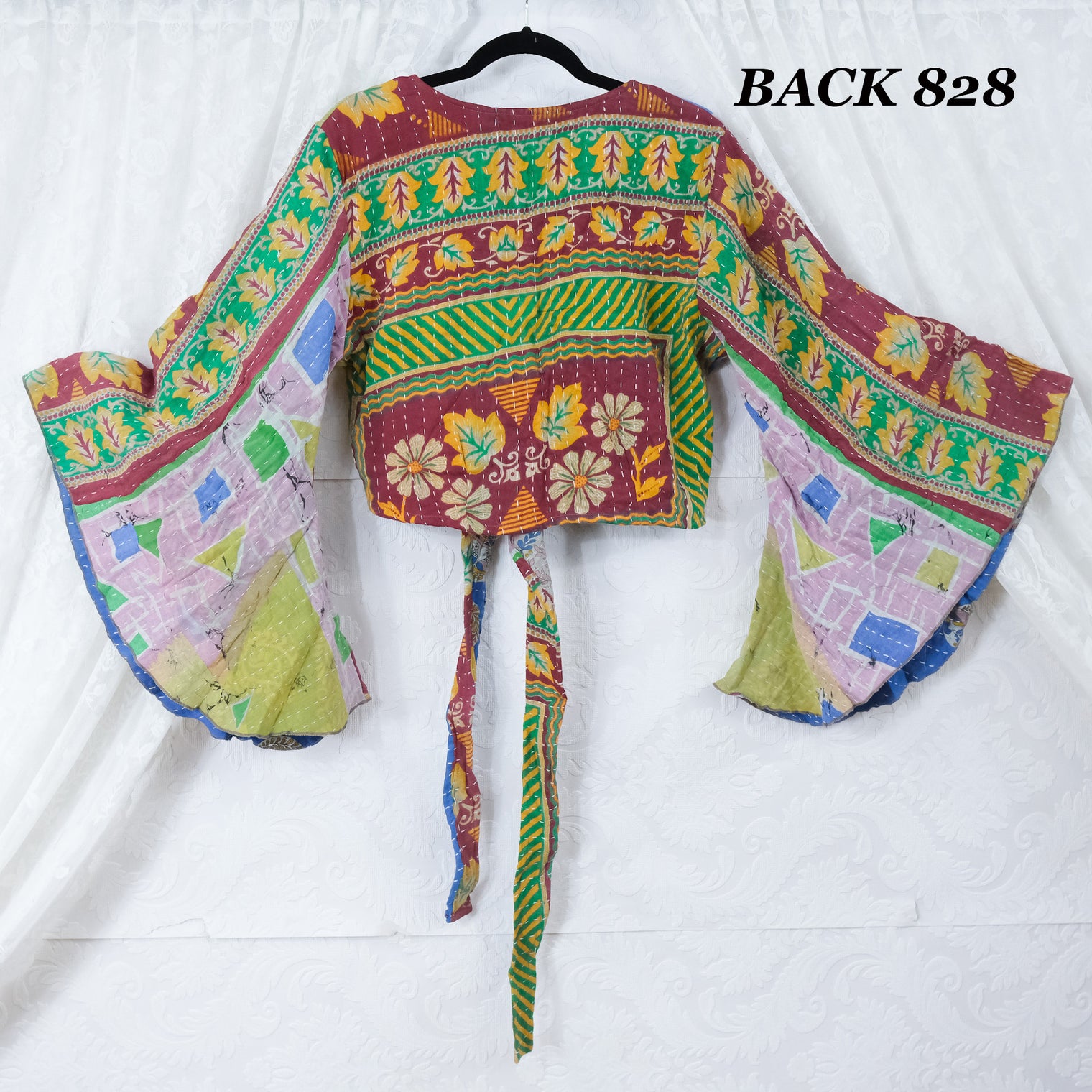 Vintage Kantha Wrap Top