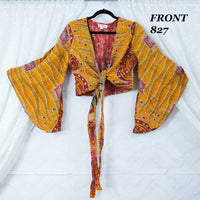 Vintage Kantha Wrap Top