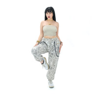 Cotton Paisley Boho Baggy Pants