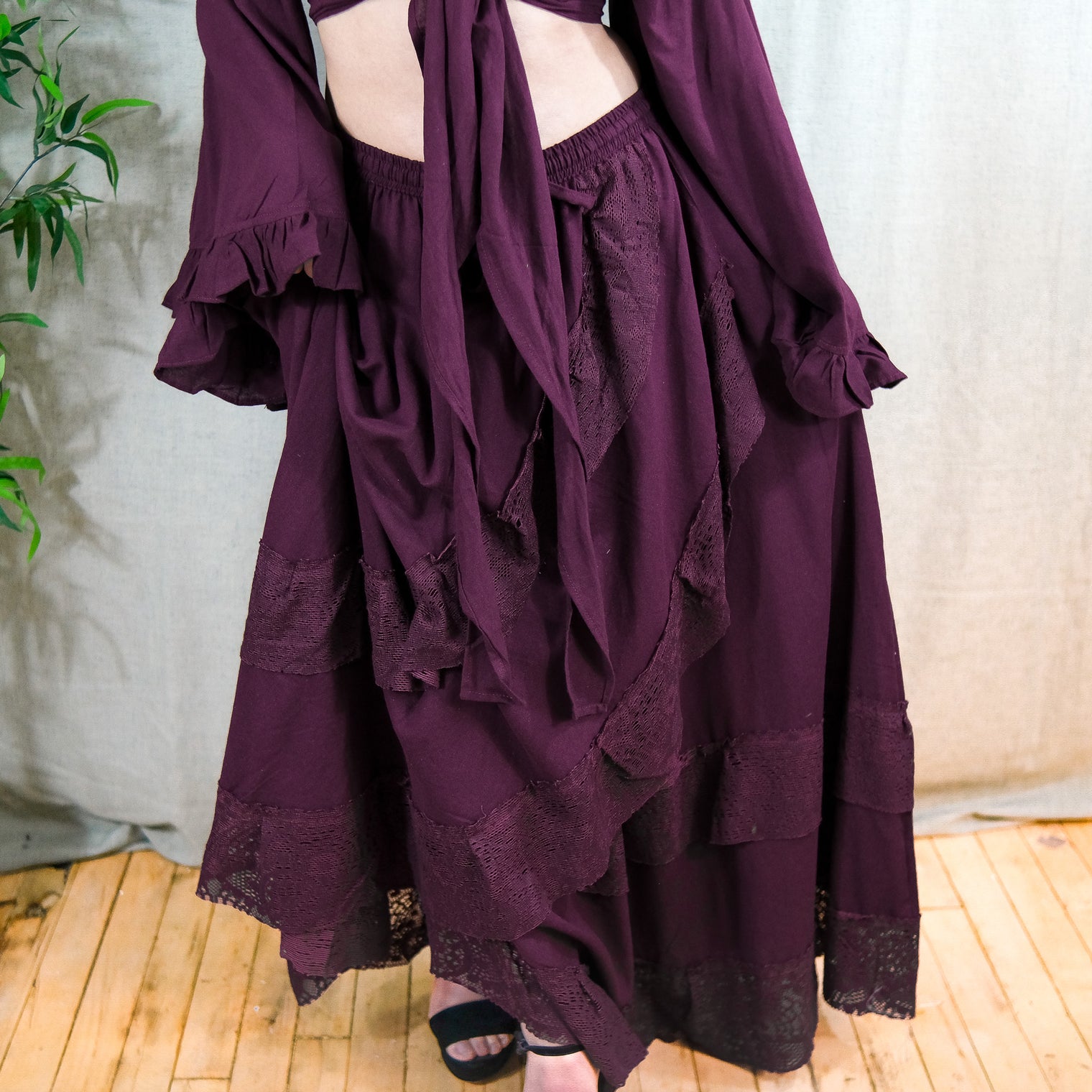 Laceid Dreams Flowy Skirt Set