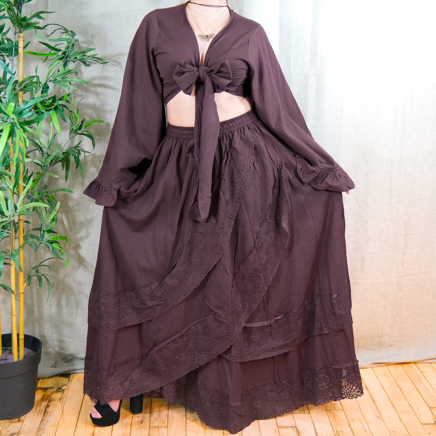 Laceid Dreams Flowy Skirt Set