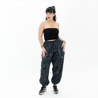 Cotton Paisley Boho Baggy Pants