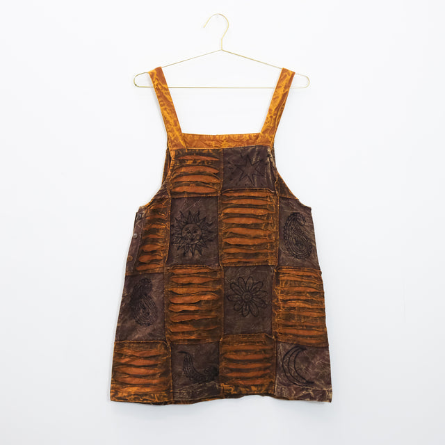 Patchwork Ribbed Cotton Mini Dress