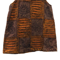 Patchwork Ribbed Cotton Mini Dress