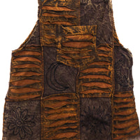 Patchwork Ribbed Cotton Mini Dress