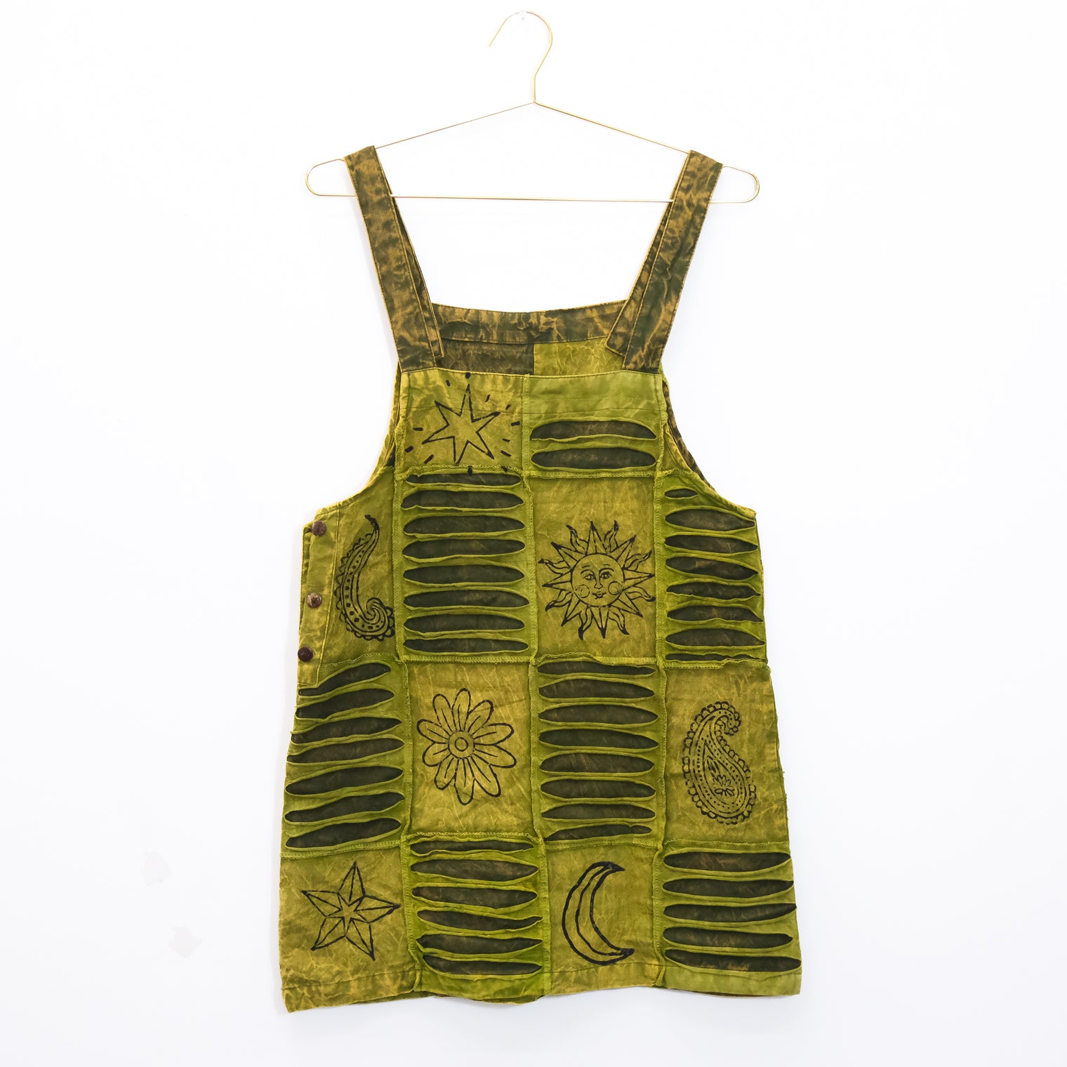 Patchwork Ribbed Cotton Mini Dress