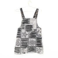 Patchwork Ribbed Cotton Mini Dress