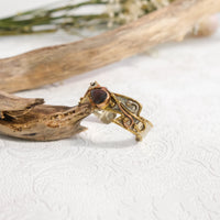 Mystic Gemstone Boho Cuff Bracelet