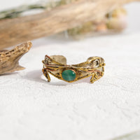 Mystic Gemstone Boho Cuff Bracelet