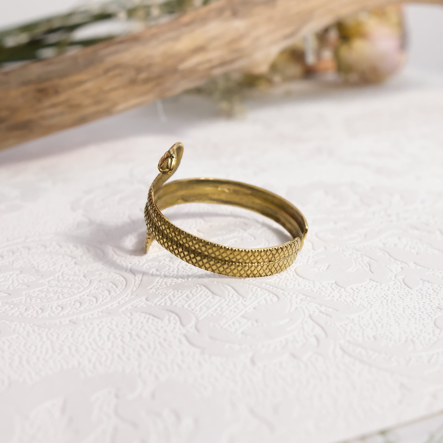 Snake Wrap Cuff Bracelet