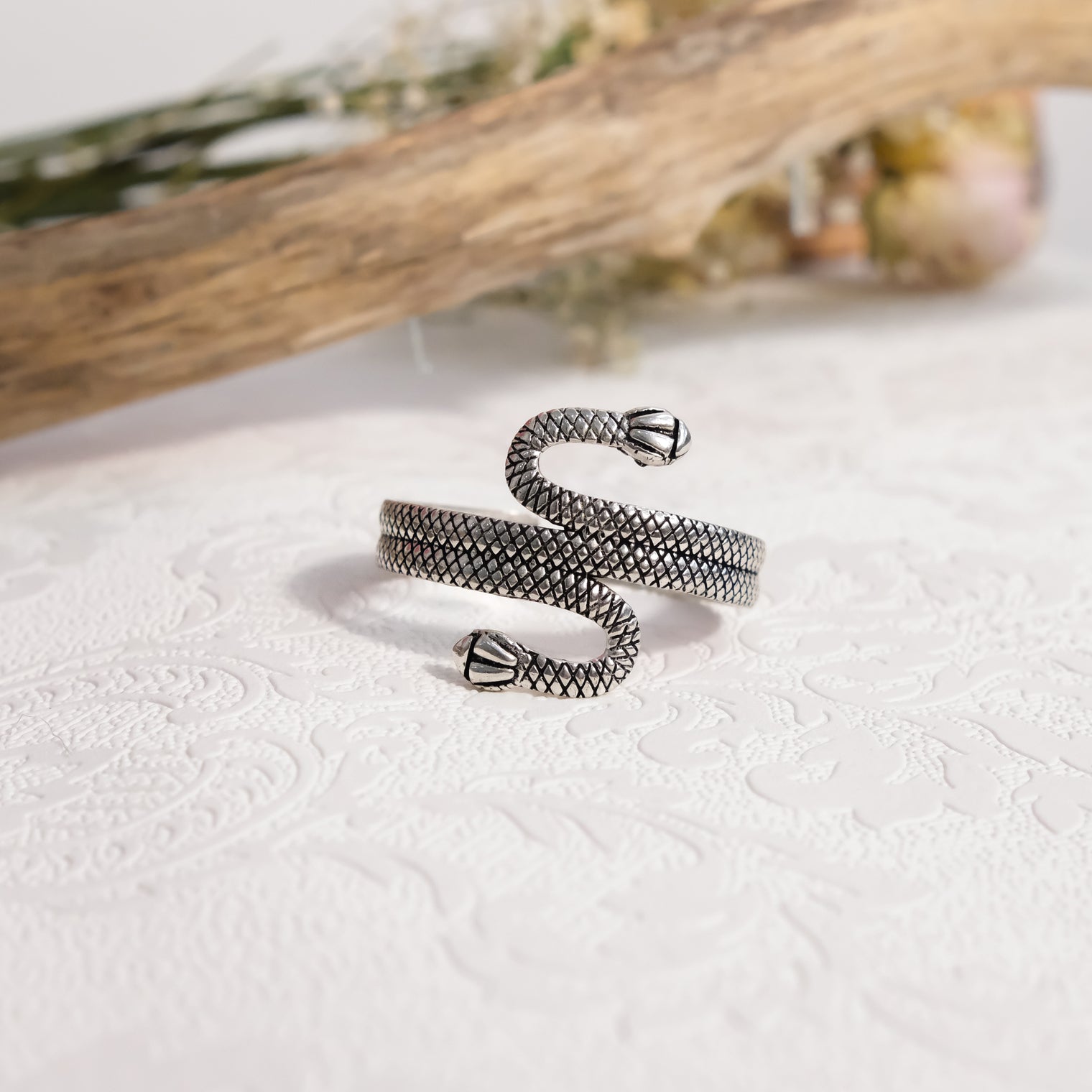 Snake Wrap Cuff Bracelet