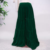 Velvet Dream Tiered Flowy Pants