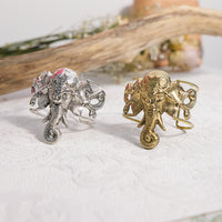 Ganesha Adjustable Cuff Bracelet