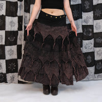Dusty Moon Layered Wrap Skirt