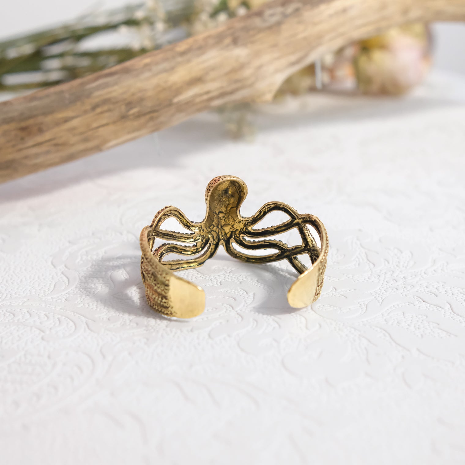 Octopus Wrap Cuff Adjustable  Bracelet