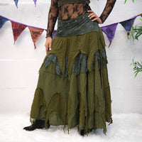 Dusty Moon Layered Wrap Skirt