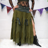 Dusty Moon Layered Wrap Skirt