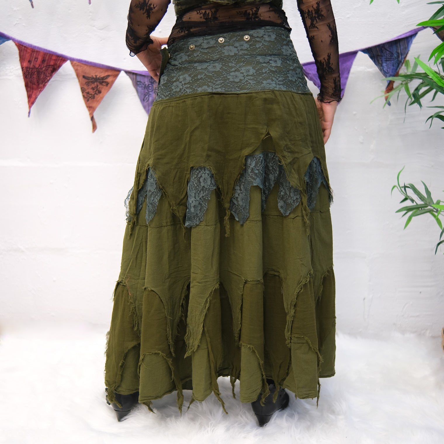 Dusty Moon Layered Wrap Skirt
