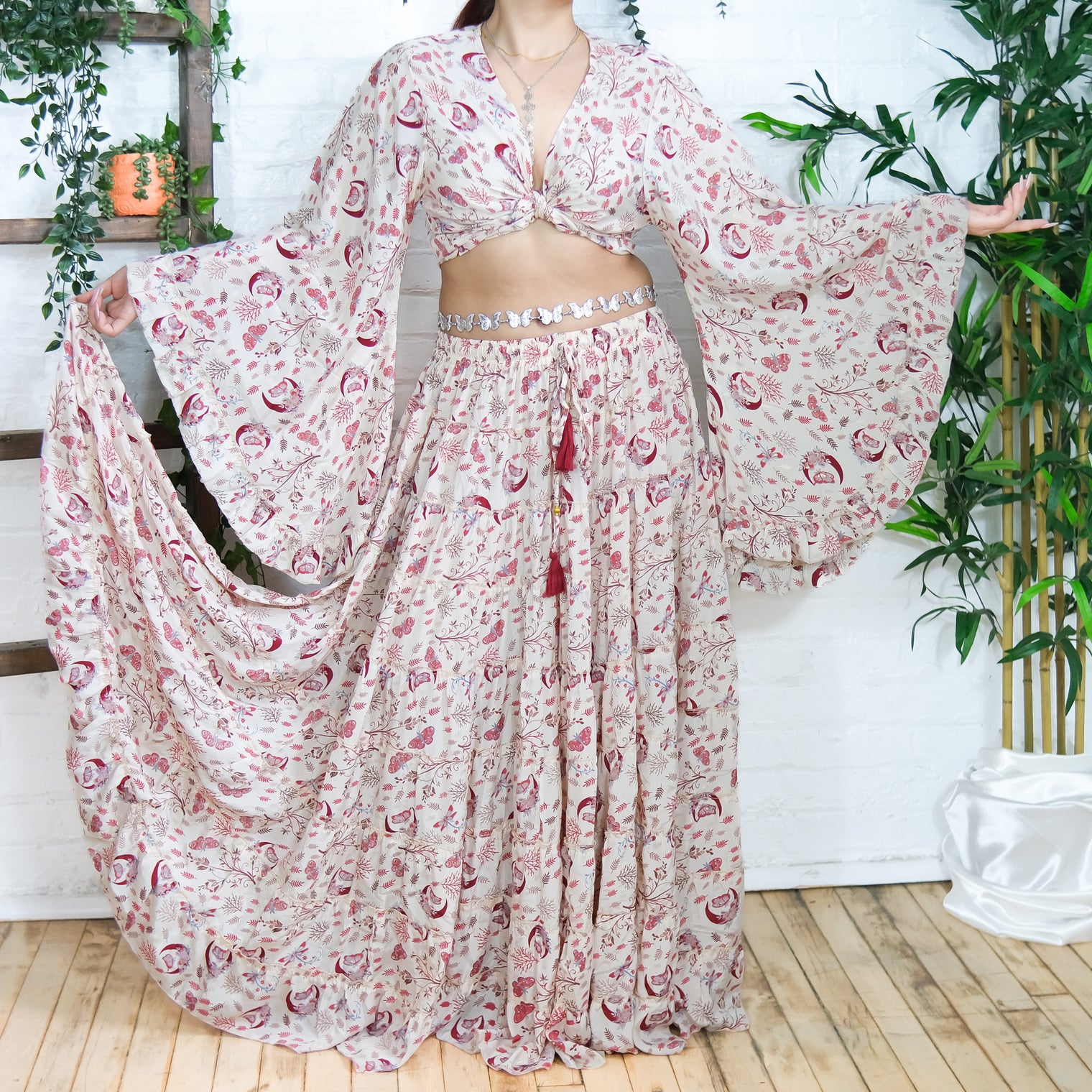 Nova Whisper Flowy Skirt Set