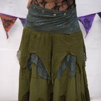 Dusty Moon Layered Wrap Skirt