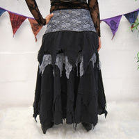 Dusty Moon Layered Wrap Skirt